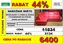 MIRTO NAROŻNIK 1STl/X90K/3RC SKÓRA S2-147